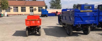Small Construction Machinery-Mini Diesel Three Wheel Dump Truck-Tricycle