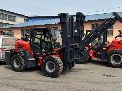 3.5T Rough terrain forklift(KDJY35) 4×4 with Telescopic boom attachment